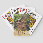 Zebra Playing Cards Spielkarten (Rückseite)