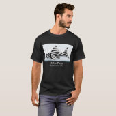 Zebra Pleco Dunkelheits-T - Shirt (Vorne ganz)