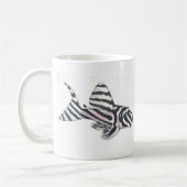Zebra Pleco L46 Geisterbild Tasse (Links)