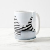 Zebra Pleco Tasse (VorderseiteRechts)