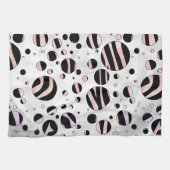 Zebra Polka Dots Handtuch (Horizontal)