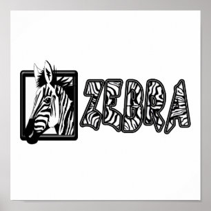 ZEBRA-POP-HERAUS PLAKAT