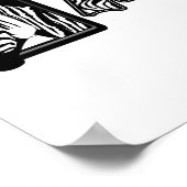 ZEBRA POP OUT POSTER (Ecke)
