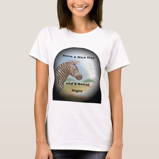 Zebra Portrait, Amboseli: Der Geist der Savanna T-Shirt (Vorderseite)