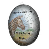 Zebra Portrait, Amboseli: Der Geist des Wilden Dartscheibe (Vorderseite rechts)