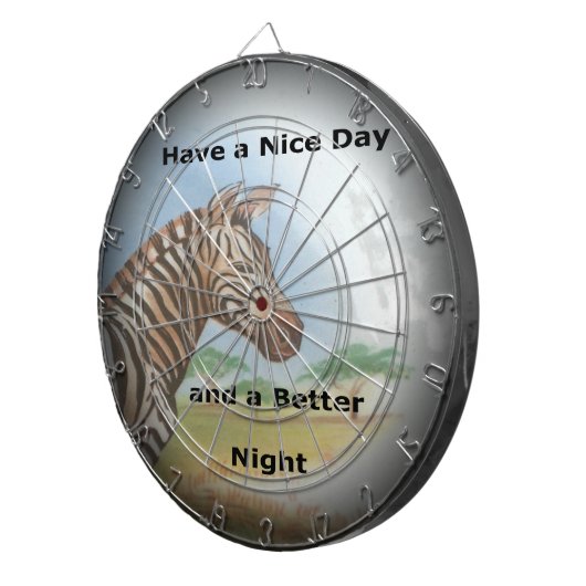 Zebra Portrait, Amboseli: Der Geist des Wilden Dartscheibe (Vorderseite rechts)