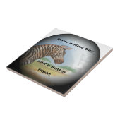 Zebra Portrait, Amboseli: Der Geist des Wilden Fliese (Seite)