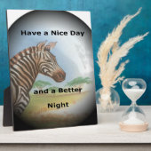 Zebra Portrait, Amboseli: Der Geist des Wilden Fotoplatte (Seite)