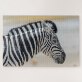 Zebra Portrait Wild Animal Nature African Puzzle (Horizontal)