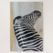 Zebra Portrait Wild Animal Nature African Puzzle (Vertikal)