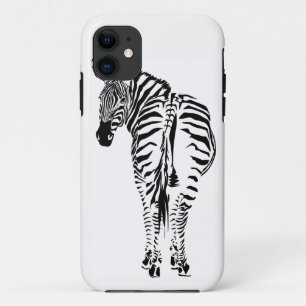 Zebra-Porträt Iphone Fall 11 Hülle