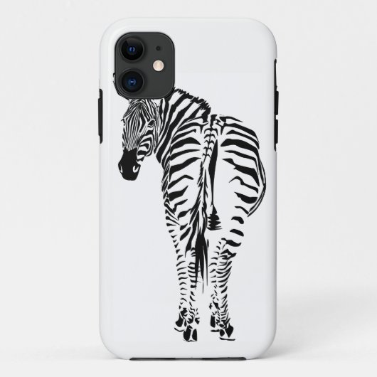 Zebra-Porträt Iphone Fall Case-Mate iPhone Hülle (Rückseite)