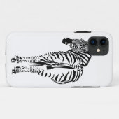 Zebra-Porträt Iphone Fall Case-Mate iPhone Hülle (Rückseite (Horizontal))