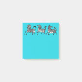 Zebra-Post-it-Hinweise Post-it Klebezettel (Vorderseite)