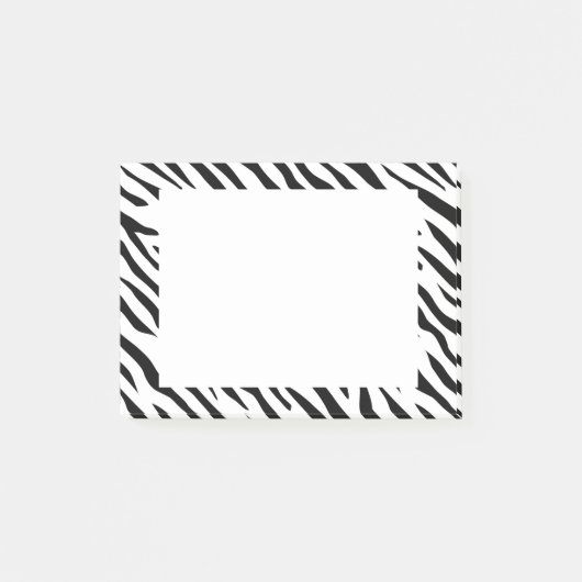 Zebra Post-it Klebezettel (Vorderseite)