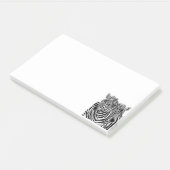Zebra Post-it® Notizen (angewinkelt)