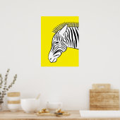 Zebra Poster (Küche)