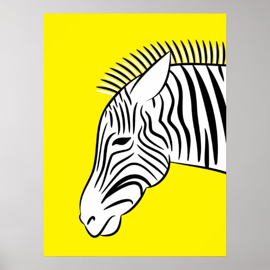 Zebra Poster (Vorne)