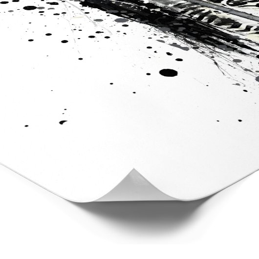 Zebra Poster (Ecke)