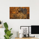 Zebra Poster (Heimbüro)