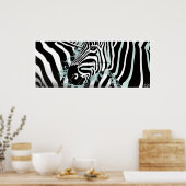 Zebra Poster (Küche)