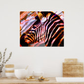 Zebra Poster (Küche)
