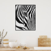 Zebra Poster (Küche)