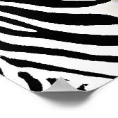 Zebra Poster (Ecke)