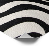 Zebra Poster (Ecke)