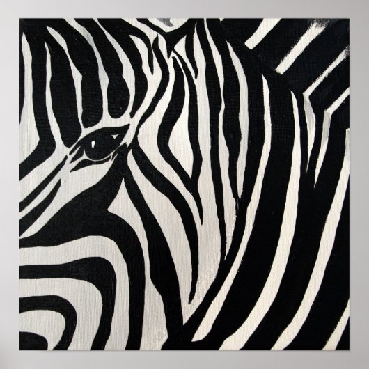 Zebra Poster (Vorne)