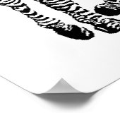 Zebra Poster (Ecke)