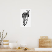 Zebra Poster (Küche)