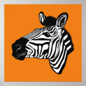Zebra Poster (Vorne)