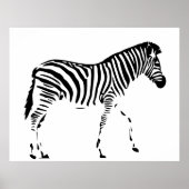 Zebra Poster (Vorne)