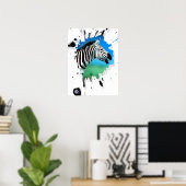 Zebra Poster (Heimbüro)