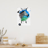 Zebra Poster (Küche)