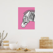Zebra Poster (Küche)