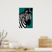 Zebra. Poster (Küche)