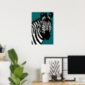 Zebra. Poster (Heimbüro)