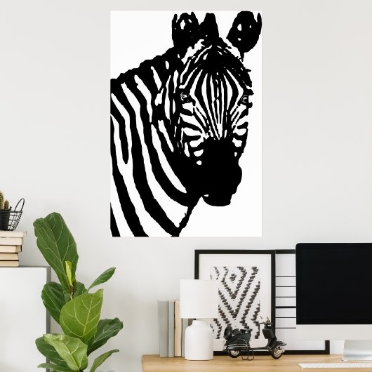 Zebra. Poster (Heimbüro)