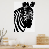 Zebra. Poster (Küche)