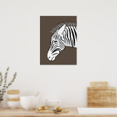 Zebra Poster (Küche)
