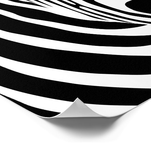 Zebra Poster (Ecke)