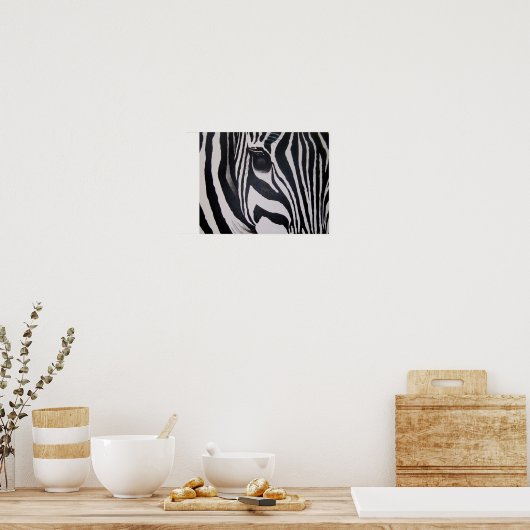 Zebra Poster (Küche)