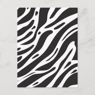 Zebra Postkarte