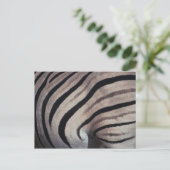Zebra Postkarte (Stehend Vorderseite)