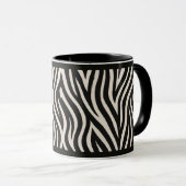 "ZEBRA PRINT" - 11 OZ. COFFEE MUG TASSE (VorderseiteRechts)