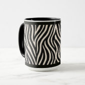 "ZEBRA PRINT" - 15 OZ. COFFEE MUG TASSE (Vorderseite Links)