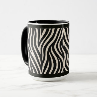 "ZEBRA PRINT" - 15 OZ. COFFEE MUG TASSE