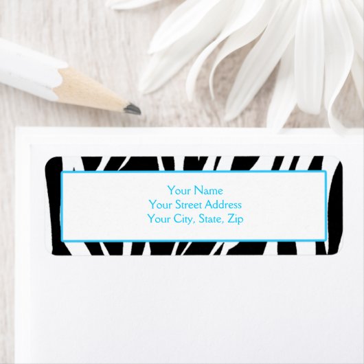 Zebra Print Address Labels (Insitu)